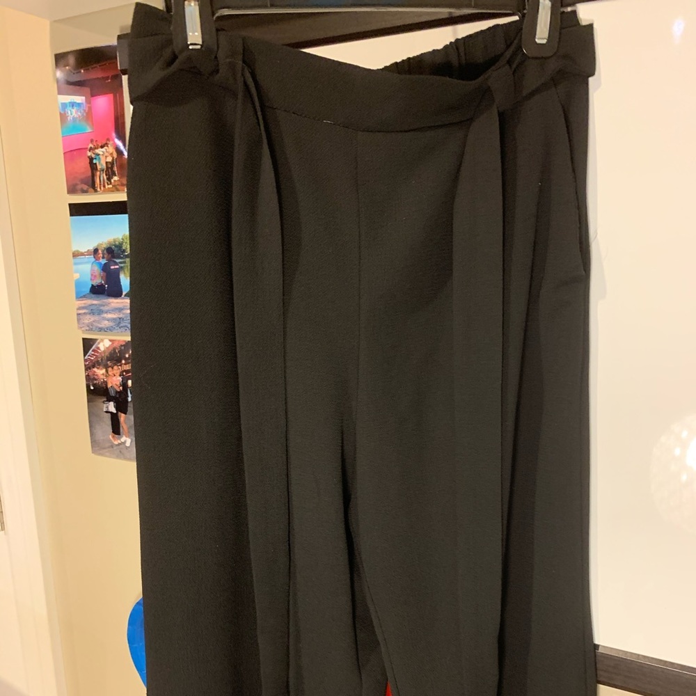 Wide leg dress pants